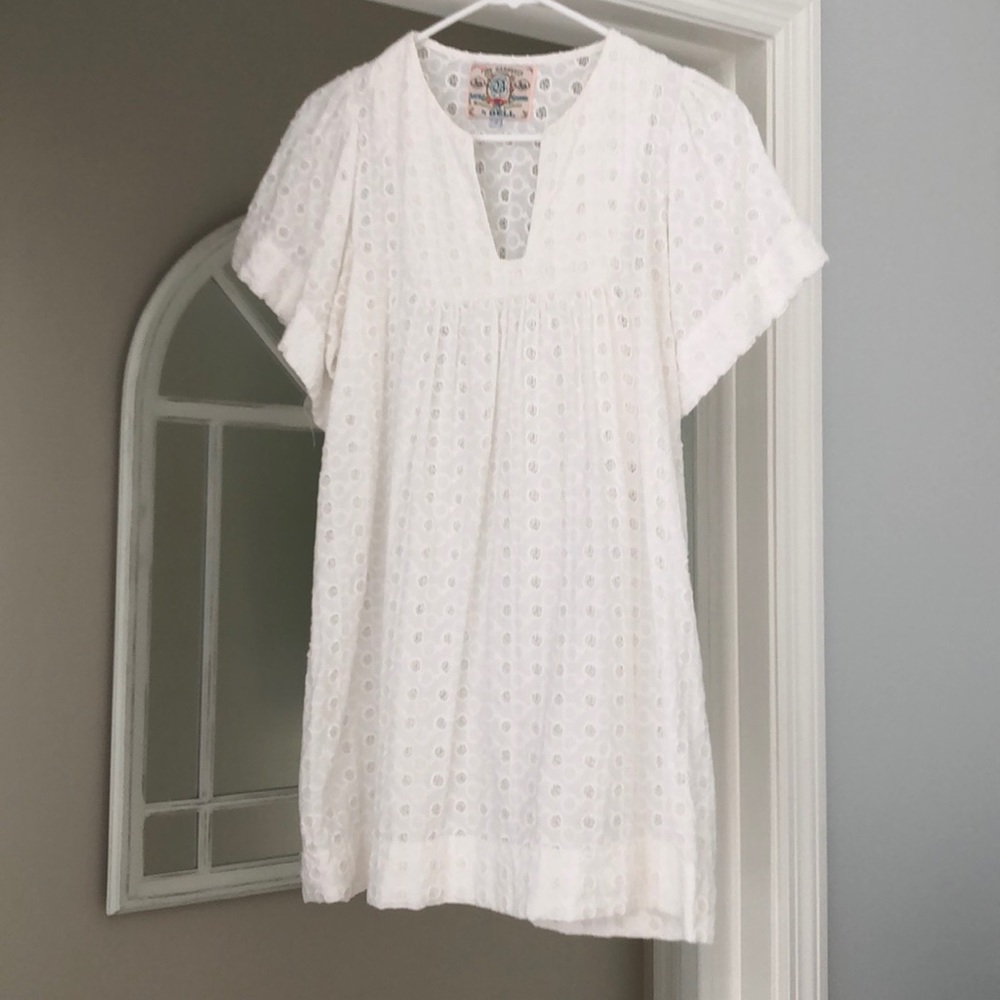 BELL - tunic eyelet white - size 0
